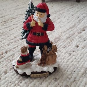 Chicago Blackhawks Santa's Friend figurine